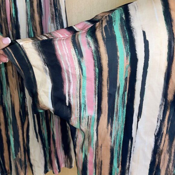 Max Enjoy Paris Womens Pant Set Size Medium Multicolor Wide Leg Casual - Picture 13 of 16